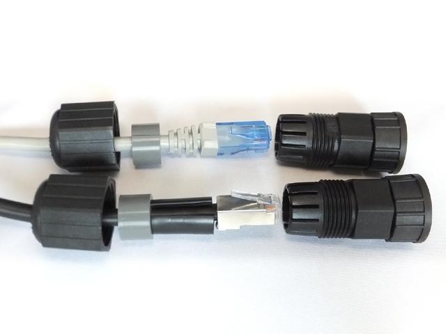 防塵・防水PoEハブ エクステンション・コネクター 分解(組み立て方)