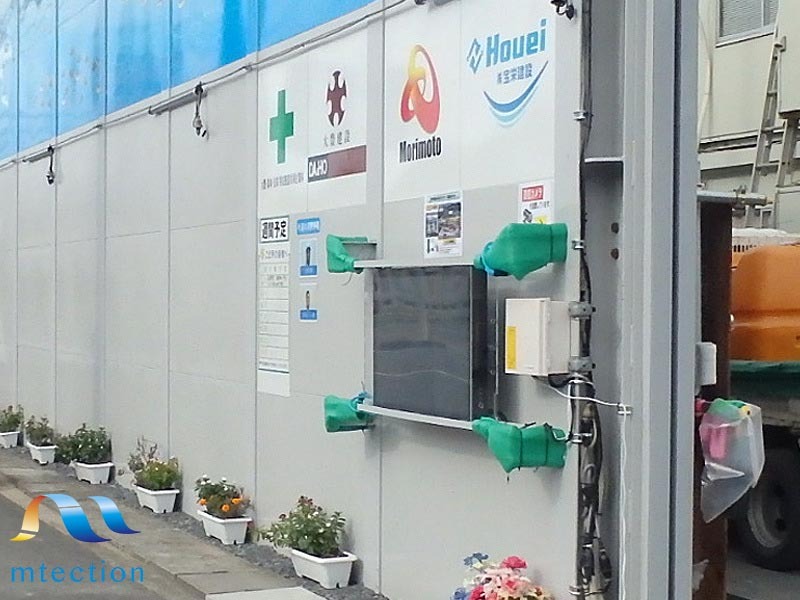 防塵・防水「屋外モニター」設置写真